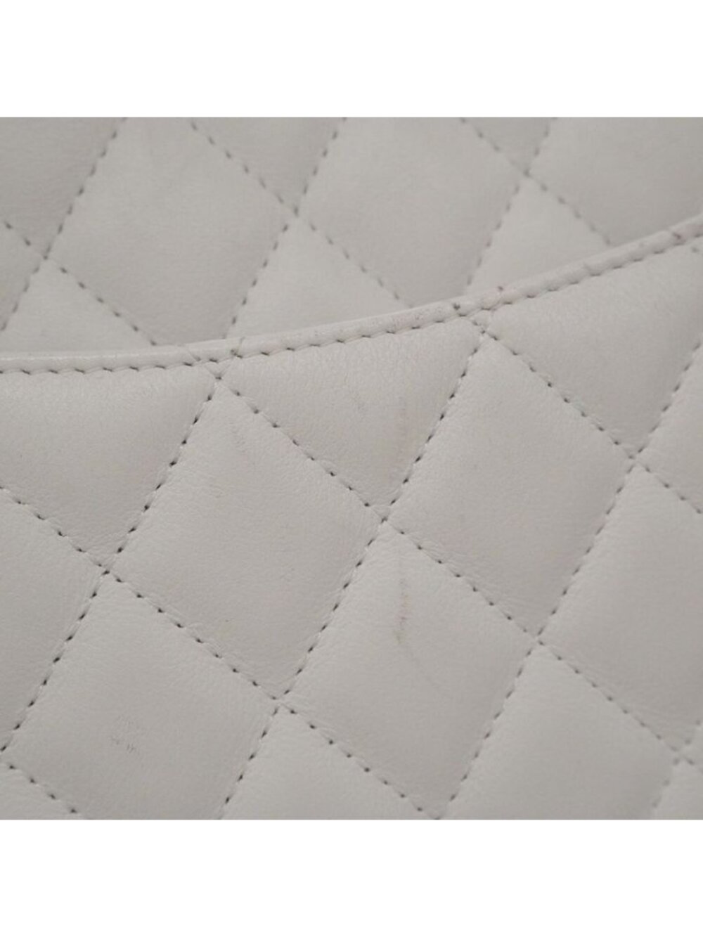 Chanel Tote Cambon Lambskin White Black Silver - Picture 10 of 10